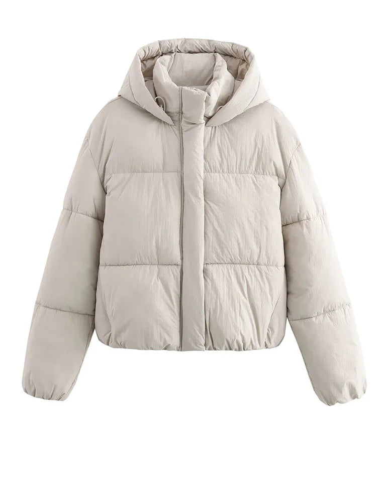 Warmer Herbst/Winter Mantel für Damen – Casual Kapuzenjacke im Trendy Style